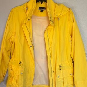 Lands' End Women's Bright Yellow Utility Jacket